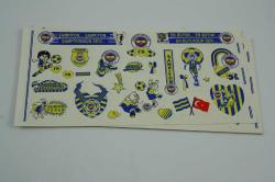 FENERBAHÇE        DÖNEM  STICKER'LERİ * BAŞKA BİR ZEMİNE YAPIŞTILABİLİR ÇIKARTMALAR