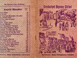 ŞİİRLER BİR TARAFI BAYRAM BİR TARAFI ATATÜRK ŞİİRLERİYLE DOLU KİTAPÇIK ÇOK İLGİNÇ VE HOŞ 13 SAYFA