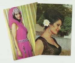 2 ADET ESKİ BASIM TÜRKAN ŞORAY KARTPOSTALI...