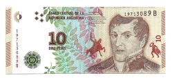 ** ARJANTİN ( 10 * PESOS ) 2016 * B - ÇİL