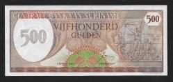 ** SURİNAM ( 500 * GULDEN - 0801479691 ) 1982 - ÇİL
