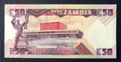 ZAMBİYA=1986  50 Kwacha P-28   ÇİL'