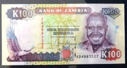 ZAMBİYA=1991  100 Kwacha P-34  ÇİL'