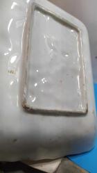 T12-----KABARTMA MEYVA DESENLİ SERAMİK TABAK