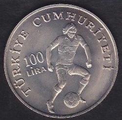 1982 Yılı 100 Lira Dünya Futbol Şampiyonası Çil (L-93) Kapsül İçinde Gönderilecektir