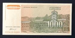 YUGOSLAVYA=1994  1000 Dinar  P-140    ÇİL'