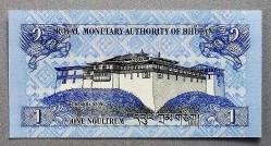 BHUTAN=2006  1 Ngultrum   P-27a  ÇİL'