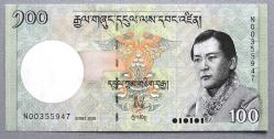 BHUTAN=2006  100 Ngultrum   P-32a  ÇİL'