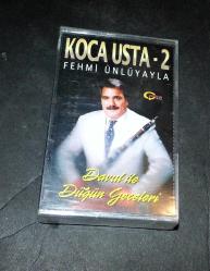 FEHMİ ÜNLÜYAYLA * KOCA USTA 2 * DAVUL İLE DÜĞÜN GECELERİ * KASET AMBALAJINDA