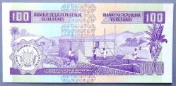 BURUNDİ=2007  100 Francs   P-37f  ÇİL'