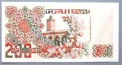 CEZAYİR=1992  200 Dinar   P-138    ÇİL'