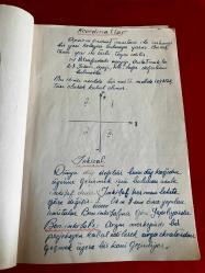 1946 öğrenci not defteri