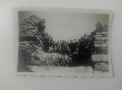 Efemera - '' 23 Aralık 1947, Bizans'ın Tekfur Sarayı muhiti  '' Mehmet Özkoç notlu, Siyah Beyaz Fotoğraf - 6/8.5 cm. - kitantik - kitaLog