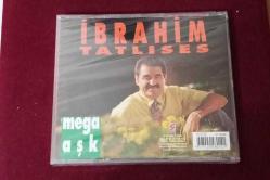 ibrahim tatlıses-cd-mega aşk-nadir baskı-TÜKENEN BASKI-AMBALAJINDA CD