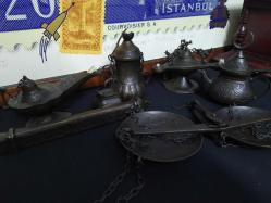 6 PARÇA BÜYÜK KANDİL TERAZİ VE DİVİT SETİ