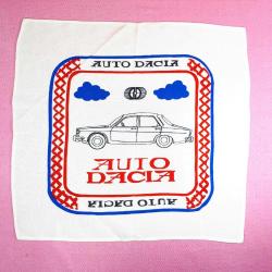 VINTAGE RENAULT 12 RESİMLİ AUTO DACIA TEKSTİL BEZ PANO