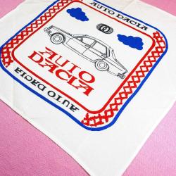 VINTAGE RENAULT 12 RESİMLİ AUTO DACIA TEKSTİL BEZ PANO