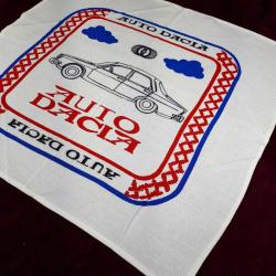 VINTAGE RENAULT 12 RESİMLİ AUTO DACIA TEKSTİL BEZ PANO