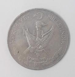 Nümismatik - Gümüş İhtilal On lira 1960