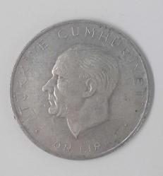 Nümismatik - Gümüş İhtilal On lira 1960