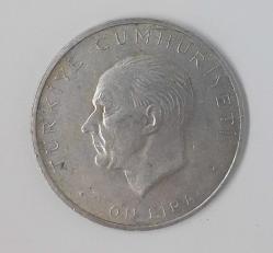 Nümismatik - Gümüş İhtilal On lira 1960