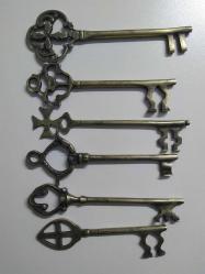 PİRİNÇ ANAHTAR KOLAKSİYONU (6 PARÇA)