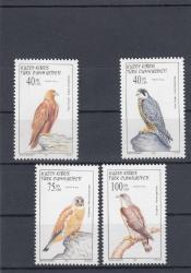 1997 DÜNYA ÇEVRE GÜNÜ - YIRTICI KUŞLAR  TAM SERİ MNH