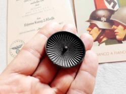 Propaganda kart hediyeli Almanya 1939 Sertifikalı İkinci Dünya Savaşı 2.Derece Demirhaç Rozet