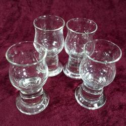 RETRO 4 ADET CAM SHOT GLASS KÜÇÜK BARDAK