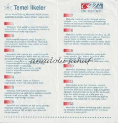 Hür ve Kabul Edilmiş Masonlar Büyük Locası Temel İlkeler Broşürü