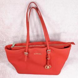 VINTAGE U.S. POLO ASSN. KIRMIZI RENKLİ OMUZ ÇANTA