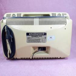 VINTAGE KREM RENKLİ ALMAN MALI ÇALIŞIR DURUMDA GRUNDIG TRIUMPH 1221 SİYAH BEYAZ 37 EKRAN TELEVİZYON