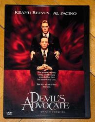 DEVIL'S ADVOCATE * ŞEYTANIN AVUKATI * KEANU REEVES * AL PACINO * 1997 * DVD SNAPCASE