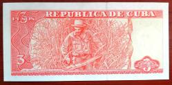 KÜBA=2004  3 Pesos   P-127   ÇİL'  Ernesto Guevara CHE