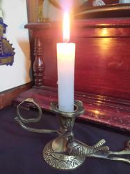 PİRİNÇ ŞAMDAN VE MUM MAKASI