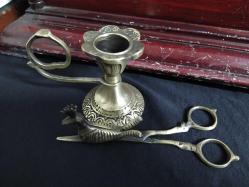 PİRİNÇ ŞAMDAN VE MUM MAKASI