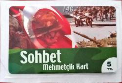 KK = UZAK ARAMA KARTI ( SOHBET  MEHMETÇİK  KART - 5  YTL ) AMBALAJINDA *  NADİR