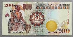 LESOTHO=2001  200 Maloti  P-20b  ÇİL'