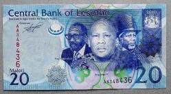 LESOTHO=2010  20 Maloti  P-22   ÇİL'