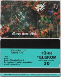 Türk Telekom Örnek Kart Dünya Çevre Günü Kaplumbağa