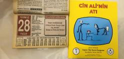 28 Temmuz 1991 orijinal Huzur takvim yaprağı (Cin Ali kitabı hediyeli :)