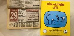 29 Temmuz 1991 orijinal Huzur takvim yaprağı (Cin Ali kitabı hediyeli :)