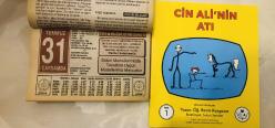 31 Temmuz 1991 orijinal Huzur takvim yaprağı (Cin Ali kitabı hediyeli :)
