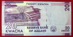 MALAVİ=2017  20 Kwacha  P-63d  ÇİL'