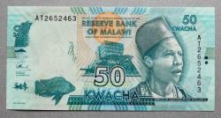 MALAVİ=2015  50 Kwacha  P-64b  ÇİL'