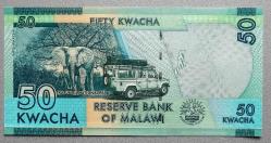 MALAVİ=2015  50 Kwacha  P-64b  ÇİL'