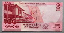 MALAVİ=2014  100 Kwacha  P-65  ÇİL'
