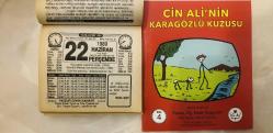 22 Haziran 1989 orijinal Huzur takvim yaprağı (Cin Ali kitabı hediyeli :)