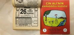 26 Haziran 1989 orijinal Huzur takvim yaprağı (Cin Ali kitabı hediyeli :)