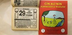 29 Haziran 1989 orijinal Huzur takvim yaprağı (Cin Ali kitabı hediyeli :)